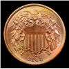 Image 2 : 1864 Two Cent Piece 2c Grades Choice Unc RB