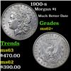 Image 1 : 1900-s Morgan Dollar $1 Grades Select Unc