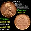 Image 1 : 1917-d Lincoln Cent 1c Grades Select Unc RD