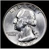 Image 2 : 1954-d Washington Quarter 25c Grades Choice+ Unc