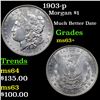 Image 1 : 1903-p Morgan Dollar $1 Grades Select+ Unc