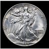 Image 2 : 1939-p Walking Liberty Half Dollar 50c Grades GEM+ Unc