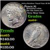 Image 1 : 1925-p Rainbow Toned Vam 1R R5 Peace Dollar $1 Grades Choice+ Unc