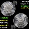 Image 1 : 1885-p Morgan Dollar $1 Grades Select Unc+ PL