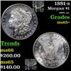 Image 1 : 1881-s Morgan Dollar $1 Grades GEM+ Unc