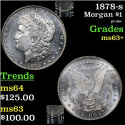 1878-s Morgan Dollar $1 Grades Select+ Unc