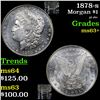 Image 1 : 1878-s Morgan Dollar $1 Grades Select+ Unc