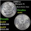 Image 1 : 1880-o Morgan Dollar $1 Grades Select Unc