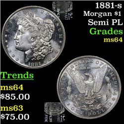 1881-s Morgan Dollar $1 Grades Choice Unc