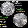 Image 1 : 1882-p Morgan Dollar $1 Grades Unc Details