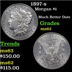 1897-s Morgan Dollar $1 Grades Select Unc