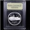 Image 2 : Proof 2006-S San Francisco Old Mint Modern Commem Dollar $1 Graded GEM++ Proof Deep Cameo By USCG