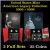 Image 1 : Group of 2 United States Mint American Legacy Collection 2005-2006 Grades