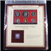 Image 10 : A Postal Commemorative Set, 25 Years Of Americas Finest Coinage Incomplete, in a brown binder Grades