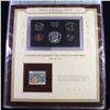 Image 4 : A Postal Commemorative Set, 25 Years Of Americas Finest Coinage Incomplete, in a brown binder Grades