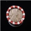 Image 2 : Mixed small cents 1c orig shotgun roll, 1918-s Wheat Cent, 1896 Indian Cent other end, N.F. String &