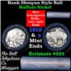 Image 1 : Buffalo Nickel Shotgun Roll in Old Bank Style 'Bell Telephone'  Wrapper 1919 & s Mint Ends Grades