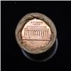Image 3 : Uncirculated 1c orig shotgun roll, 1959-p  In Old Brinks wrapper  Grades