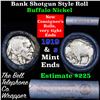 Image 1 : Buffalo Nickel Shotgun Roll in Old Bank Style 'Bell Telephone'  Wrapper 1919 & s Mint Ends Grades