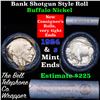 Image 1 : Buffalo Nickel Shotgun Roll in Old Bank Style 'Bell Telephone'  Wrapper 1924 & s Mint Ends Grades