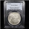 Image 4 : 5 Unc Morgan $1 Graded By PCGS Mixed Dates From The McClaren Collection Grades