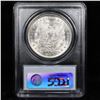 Image 3 : 5 Unc Morgan $1 Graded By PCGS Mixed Dates From The McClaren Collection Grades