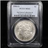 Image 6 : 5 Unc Morgan $1 Graded By PCGS Mixed Dates From The McClaren Collection Grades