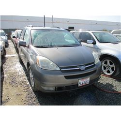 TOYOTA SIENNA 2005 T-DONATION