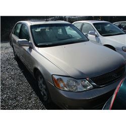 TOYOTA AVALON  2000 JUNK RECEIPT/BOS-DON