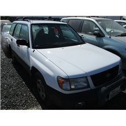 SUBARU FORESTER 1999 T-DONATION