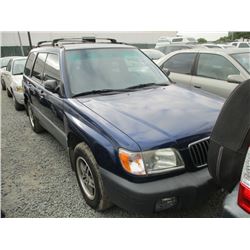 SUBARU FORESTER 2002 APP  DUP/T-DON