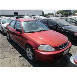 HONDA CIVIC 1997 L/S-SALV-DON