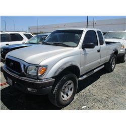 TOYOTA TACOMA 2002 SALV T/DONATION