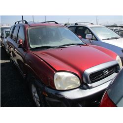 HYUNDAI SANTA FE 2003 APP  DUP/T-DON
