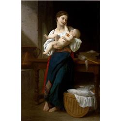 William Bouguereau - Premires Caresses