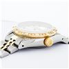 Image 8 : Rolex Ladies 2 Tone 14K MOP Sapphire & Pyramid Diamond Datejust Wriswatch