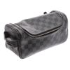 Image 2 : Louis Vuitton Damier Graphite Canvas Leather Toiletry Pouch Bag