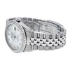 Image 6 : Rolex Mens SS MOP Diamond Lugs & Princess Cut Diamond Datejust Wristwatch With R