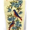 Image 1 : Vintage Birds Tapestry, Needlework Bell Pull, Wall Hanging