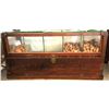Image 1 : Early 20thc Wooden Country Store Nut Candy Display Bin