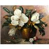 Image 1 : 20thc Still Life Oil Painting, Magnolias