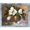 Image 2 : 20thc Still Life Oil Painting, Magnolias