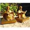 Image 1 : 1920's Gilt Spelter Arab Scholar Bookends