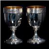 Image 1 : Georgian hallmark silver goblets