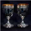 Image 5 : Georgian hallmark silver goblets