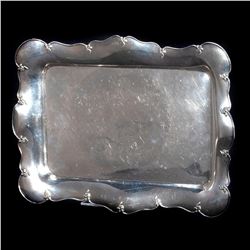 Shreve & Co. sterling silver tray