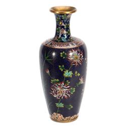Chinese cloisonne vase