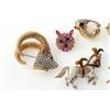 Image 2 : Vintage rhinestone and costume jewelry