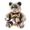 Tiffany & Co. sterling & 18k gold Teddy Bear brooch