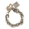 Golden Bear silver & gold bracelet with Tiffany lock